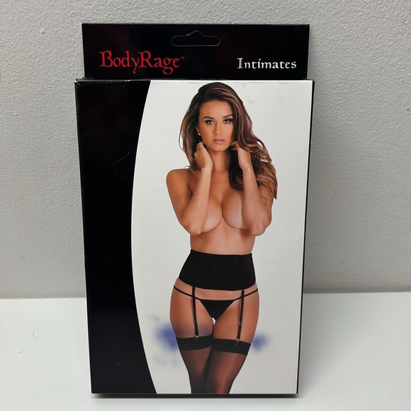 Body Rage Black Intimates Set - Picture 3 of 4